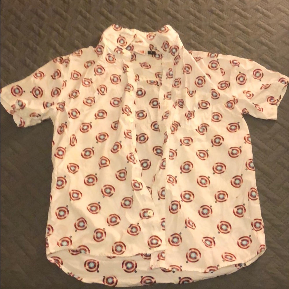 Marvel Captain America Button Up